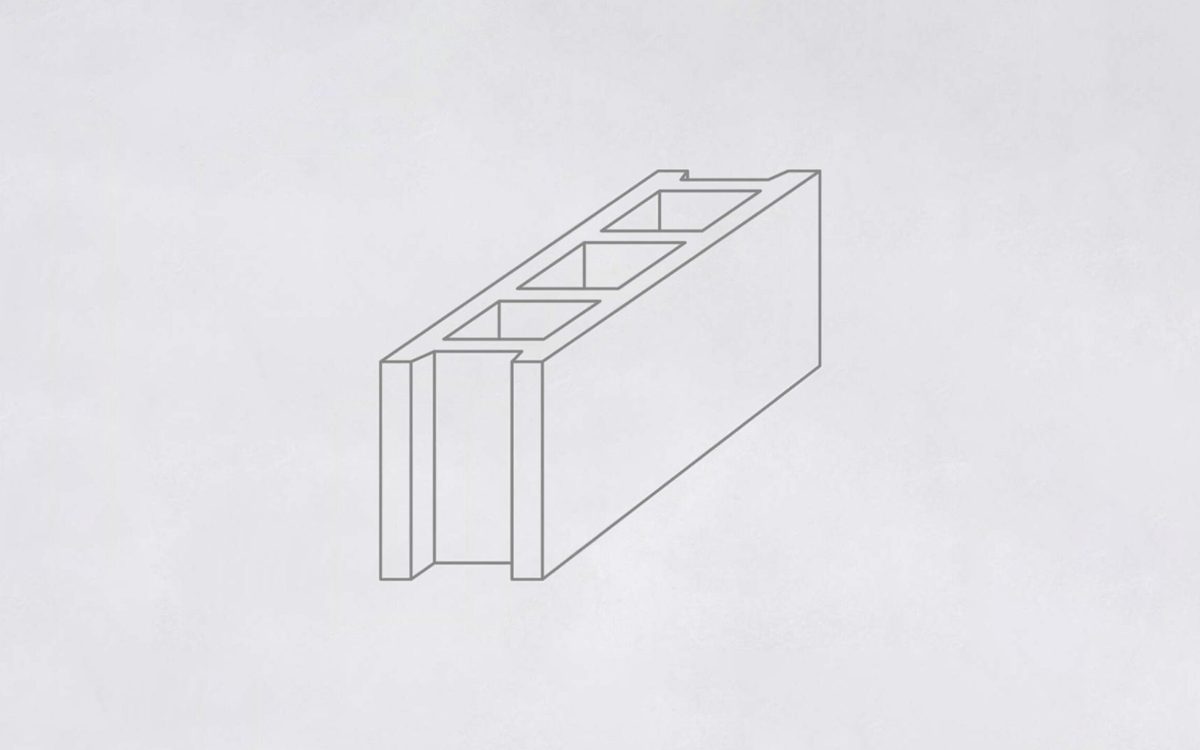 Bloco de betão bb10