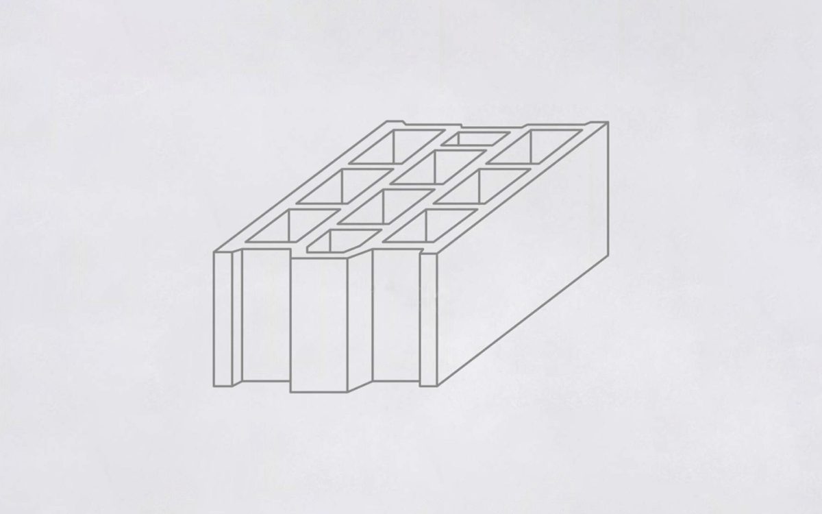 Bloco de betão bb25.28