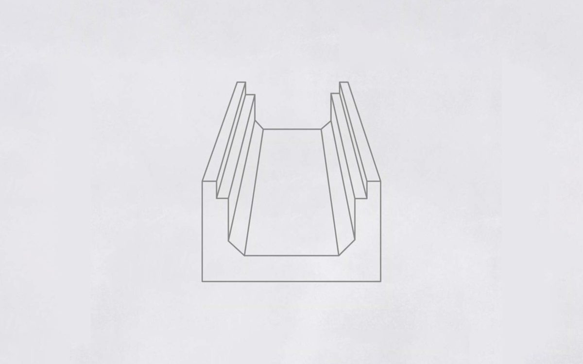 Caneletes ligeiros 100x20 100x25