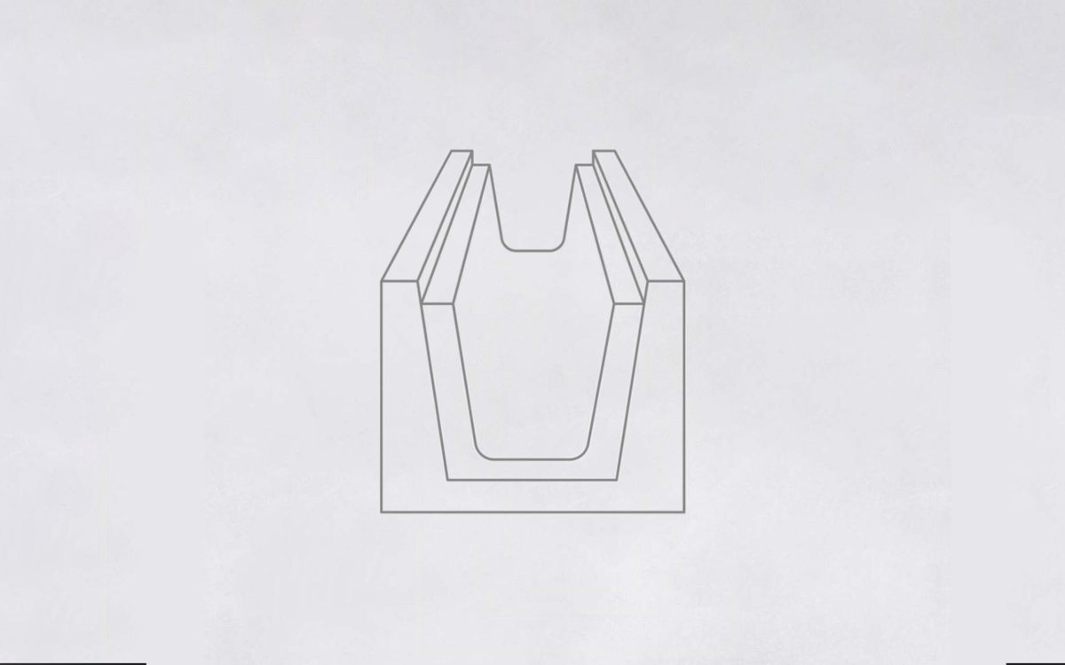 Caneletes refoeçados